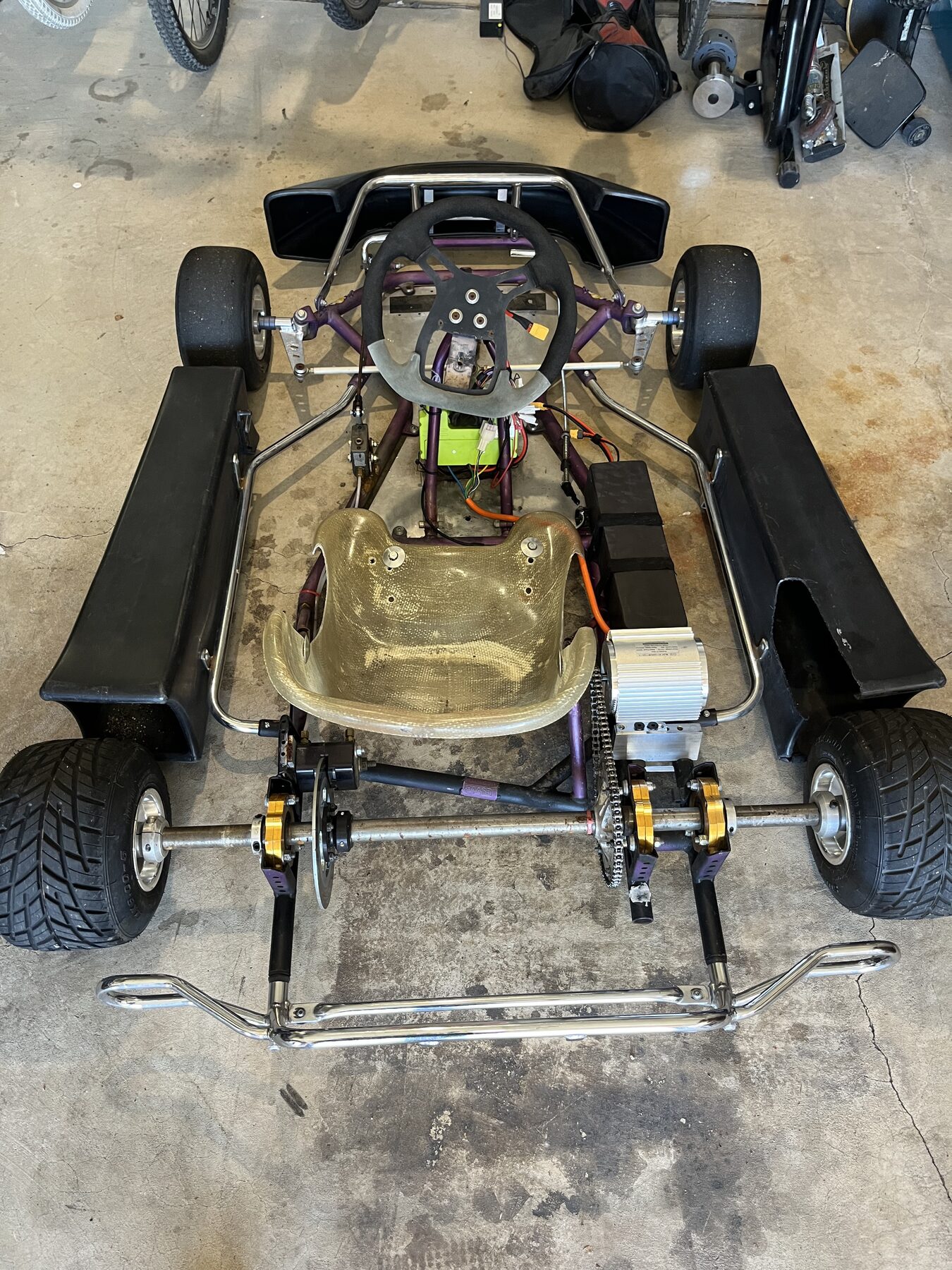 Electric kart, front