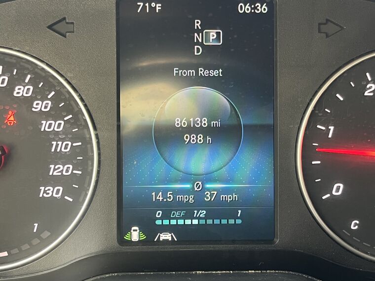 Winnebago Revel odometer