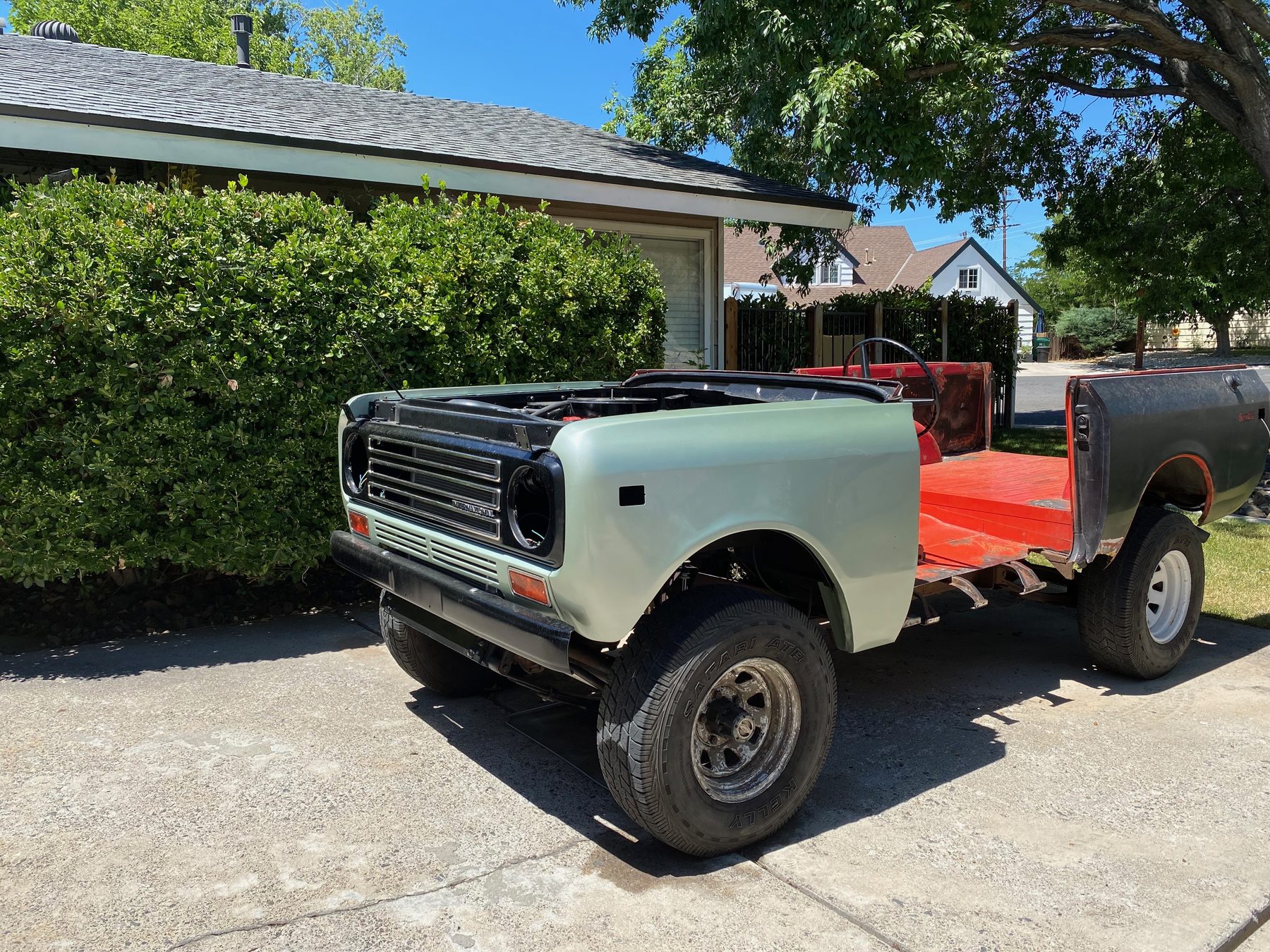 Scout II half painted