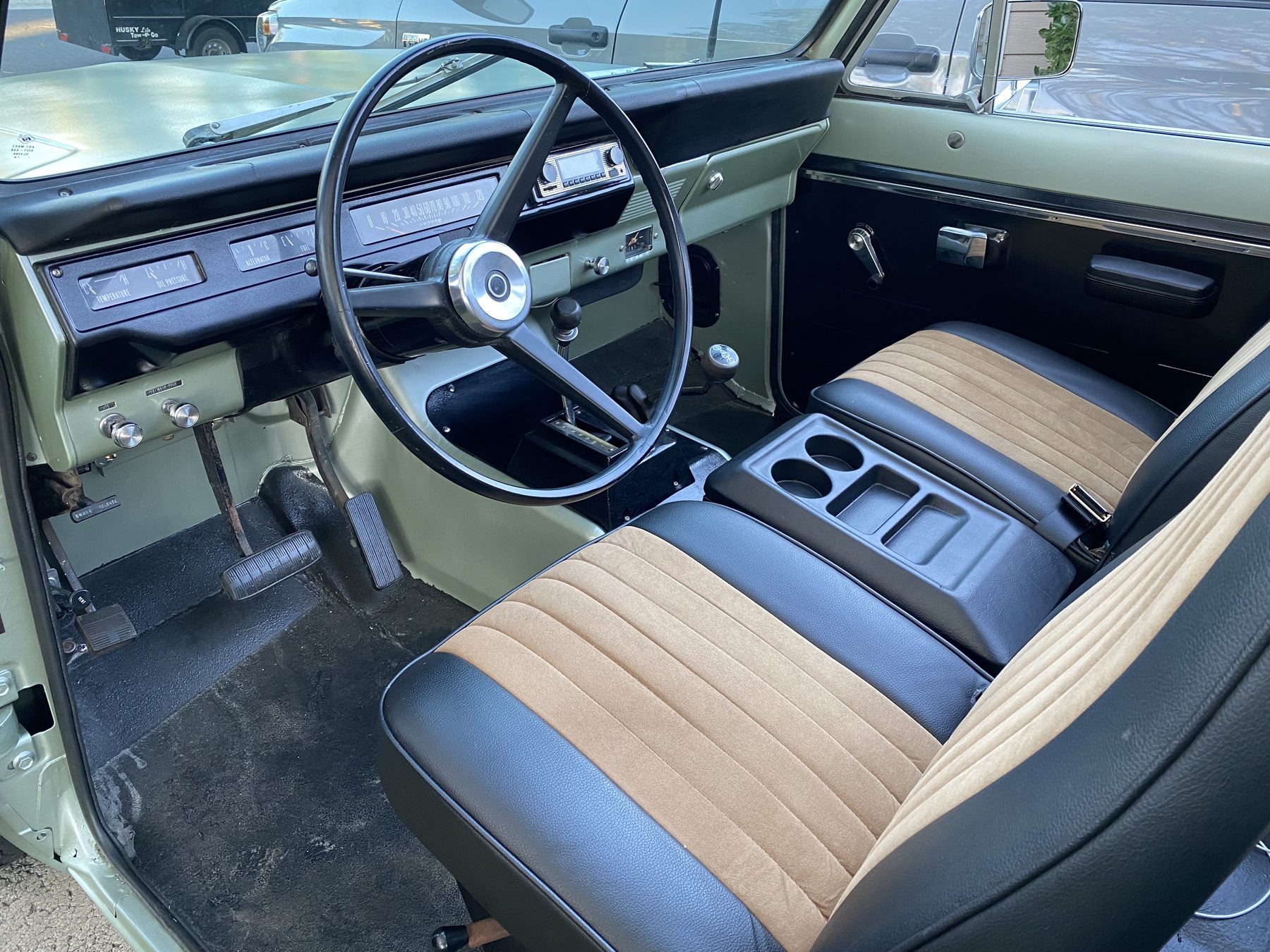 Finished interior