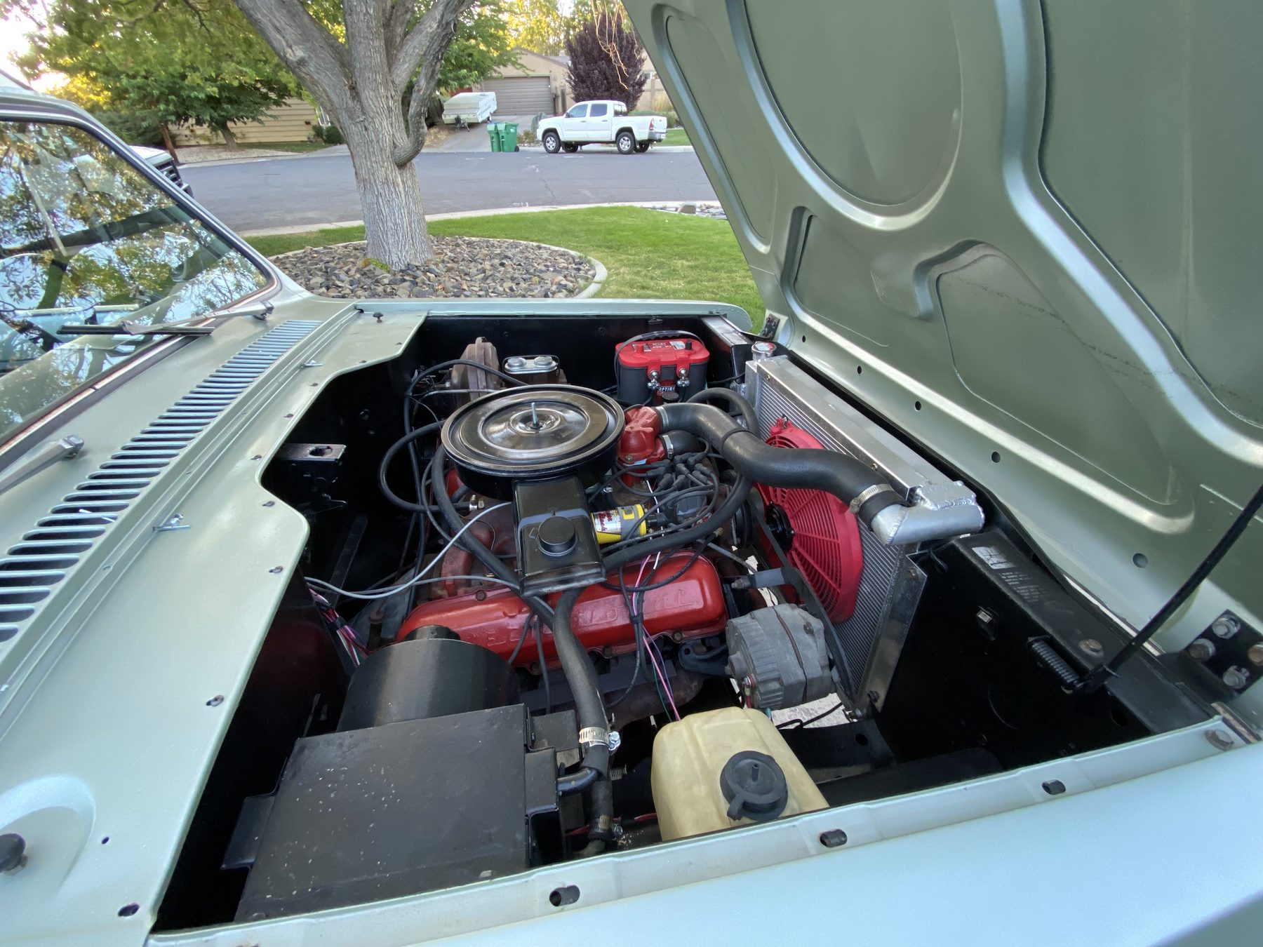 Finished engine bay