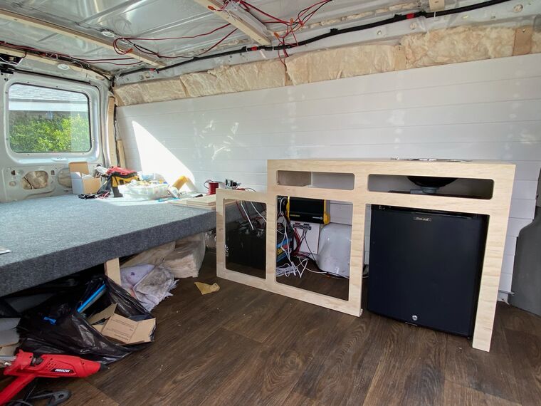 Van galley build