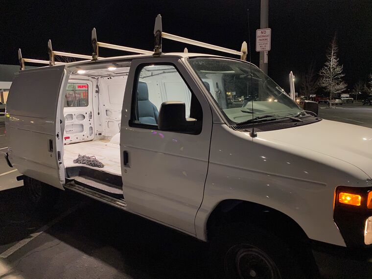 Empty van